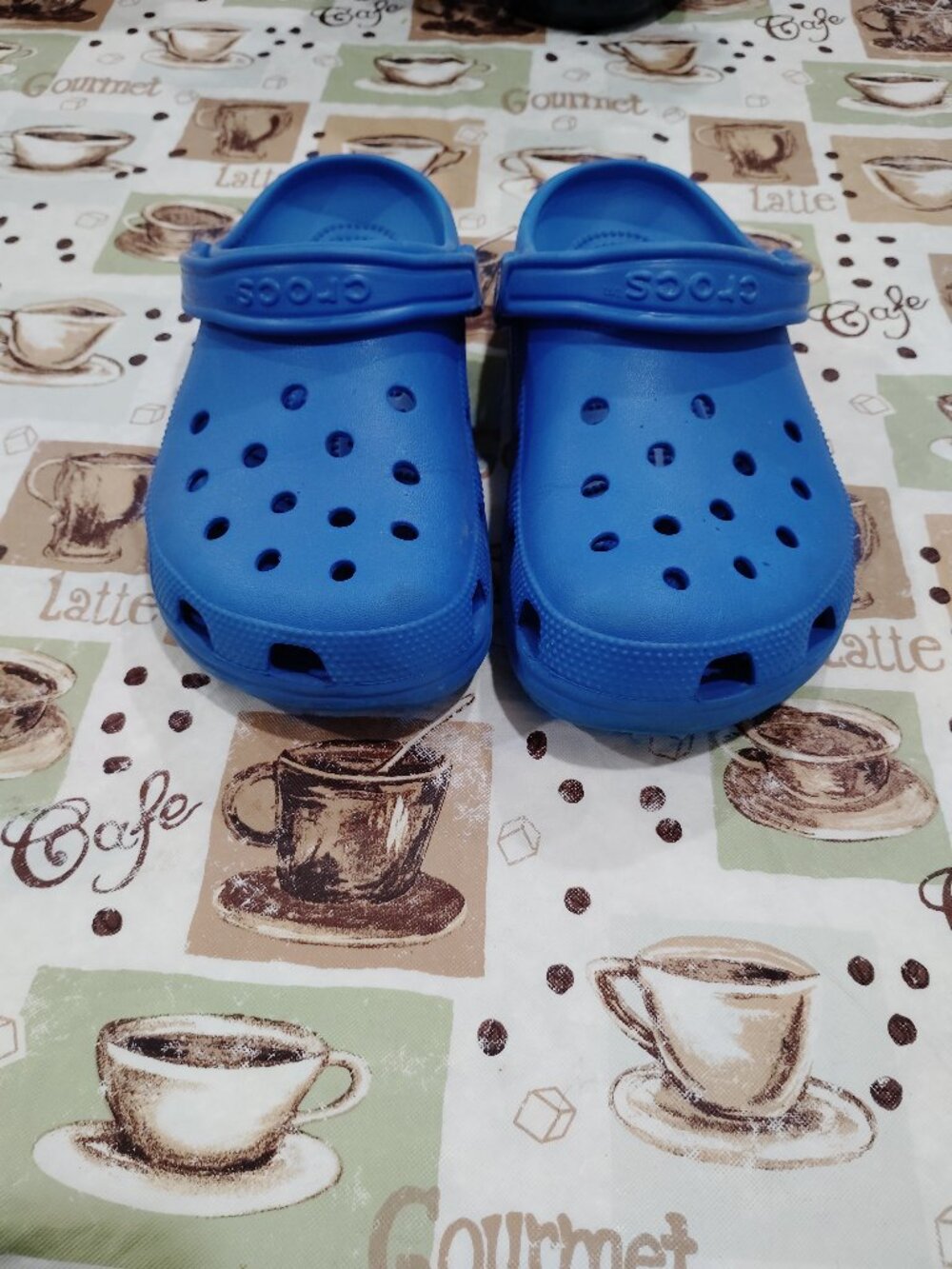 Blue crocs